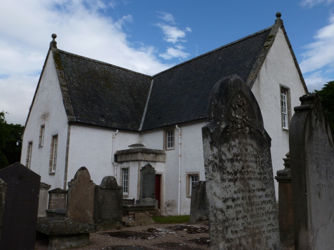 I was unable to find William Keith's grave, however this is the Golspie church that he preached in. (Photo from collection of Elizabeth Ritchie)